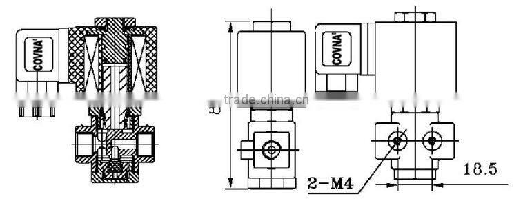 high pressure solenoid brass valve