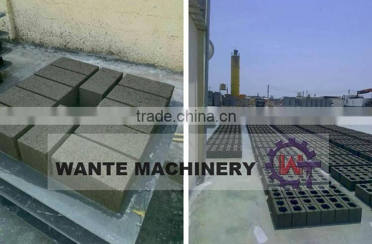 WANTE BRAND new generation product QT8-15 fully automatic concrete block making machine line