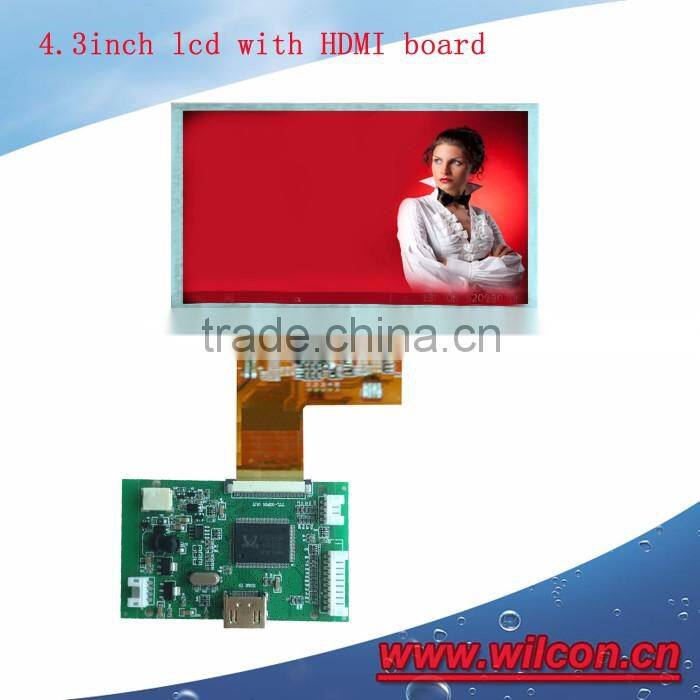 4.3inch 480*272 hdmi interface lcd screen
