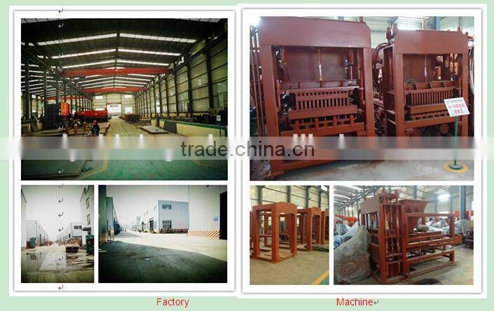 CE Standard QT4-15 Semi Automatic Block Machine