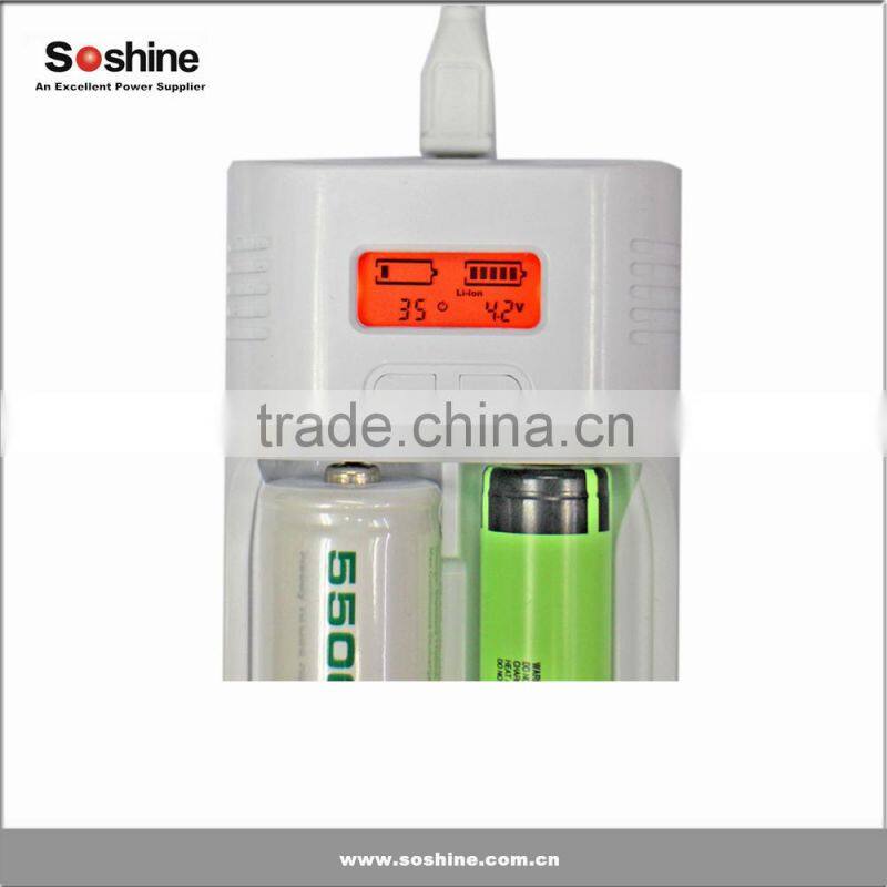 China wholesale newest lithium li-ion rechargeable 18650 battery charger with honest price