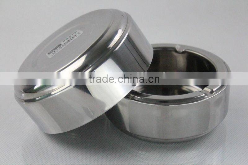 Double-wall Mirror Polished stainless steel cigarette accessory/ashtray
