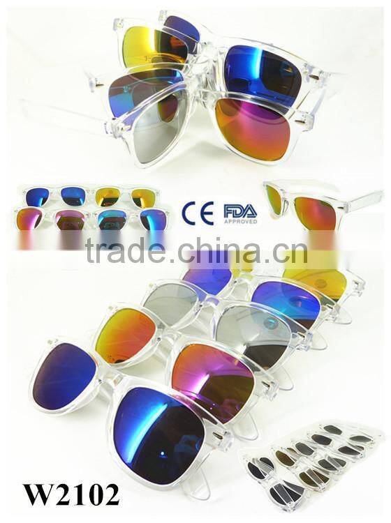 2015 popular retro plastic custom sunglasses