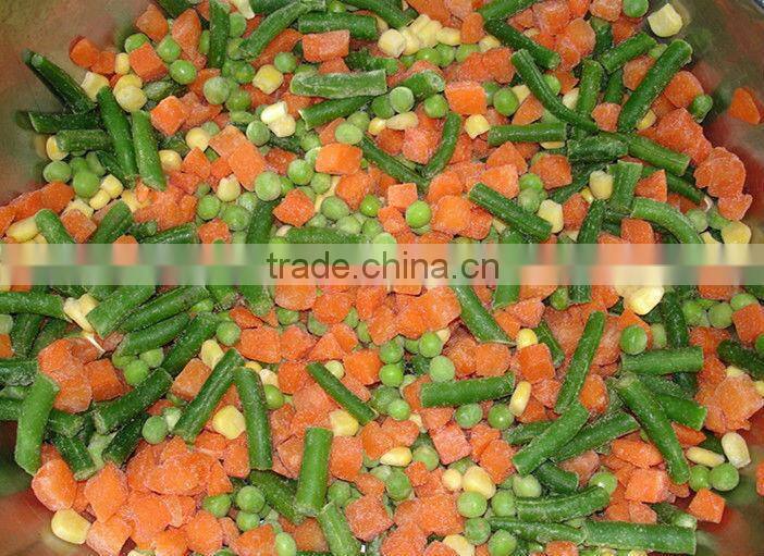 Frozen IQF vegetables and IQF frozen fruits