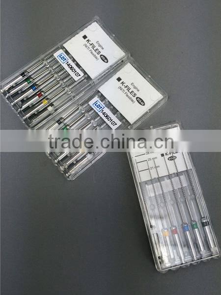 China Supply Endodontic Rorary Niti K Files for Engine KFE-N