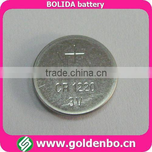 Coin type lithium battery CR1220