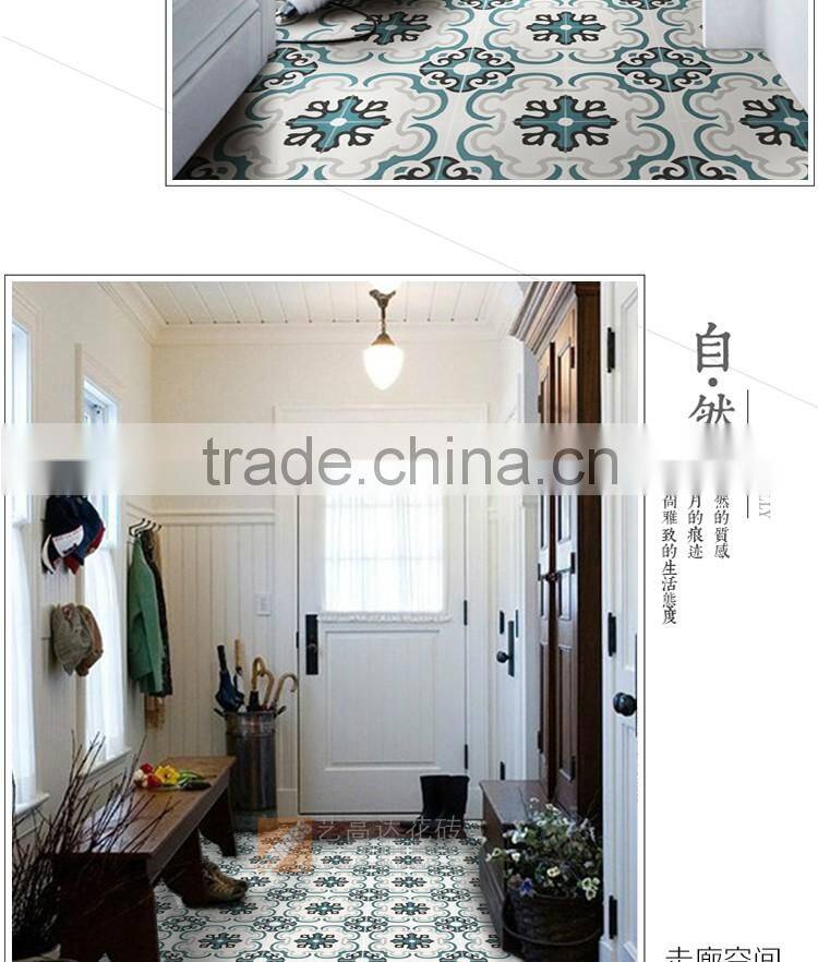 20*20mm first choice glazed porcelain antique tile flower pattern ceramics tile