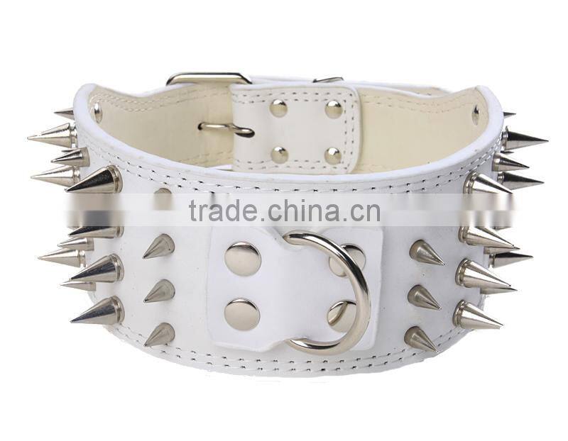 High quality pet dog collar pet collar factory dog collar genuine leather