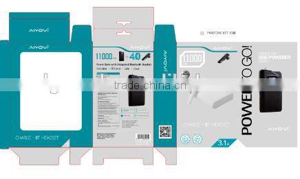 Easy Carry Ultra Thin Credit Card Power Bank 11000mah,A Full Charge To Most Phones