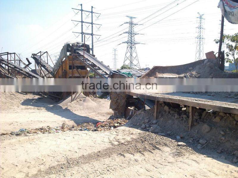 Construction waste recycling plant