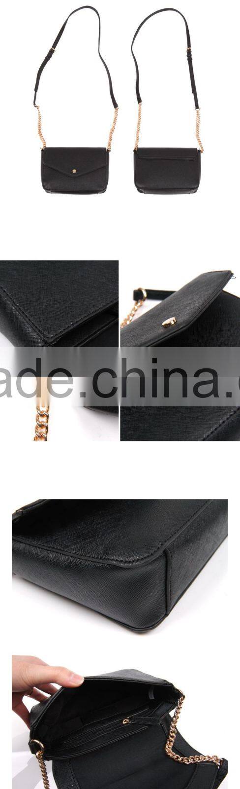 The new contracted one shoulder oblique cross chain bag Temperament joker multicolor handbag