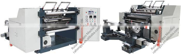 High Speed Automatic Slitter Rewinder Machine For Paulin