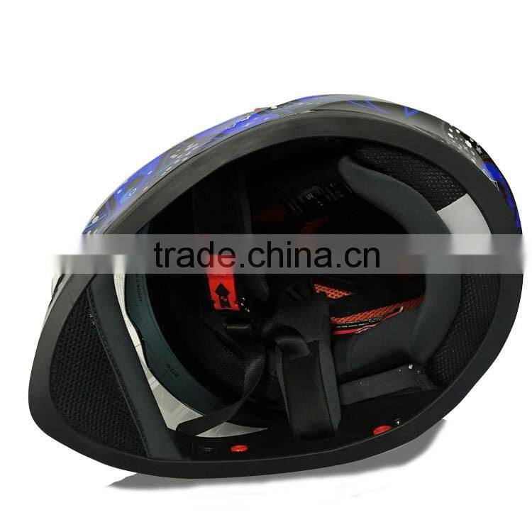 full face motorcycle helmet ABS matericl safty helmet with double visors