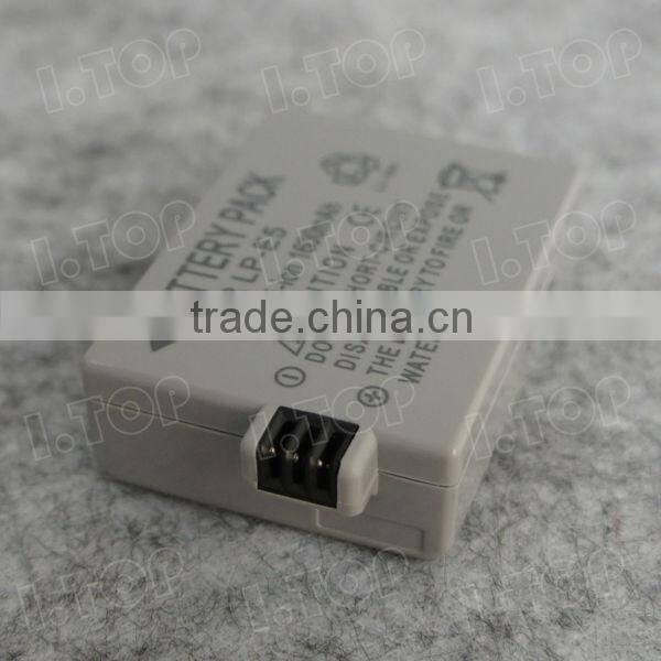 Factory price 7.4V 1600mAh LP-E5 Camera Battery for Canon, made in China