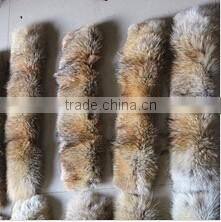 Fluffy Raccoon Fur hood trim
