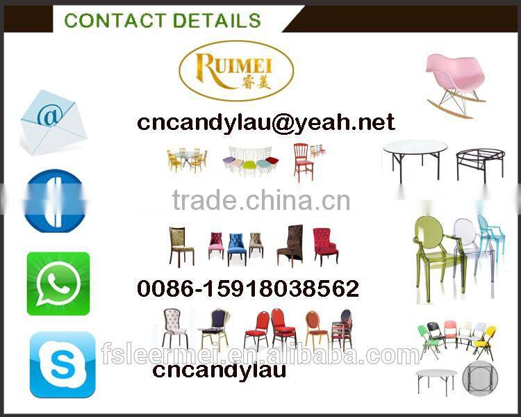 E007Cheap Durable Upholstered Aluminum Banquet Chairs