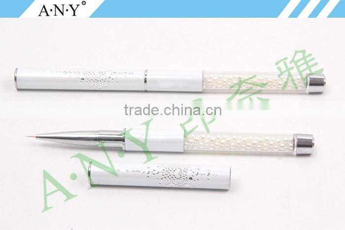 ANY High Quality Pearl Handle Nail Art Nail Polish Brush Oval Shape
