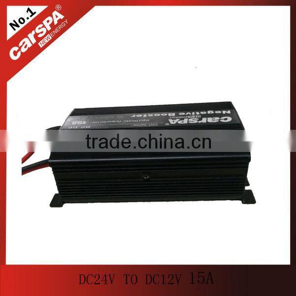 China Supplier DC 24V to DC 12V Step Down Converter 15A(CNT2412-15) negative booster