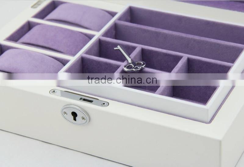 custom logo printed wooden jewelry boxes
