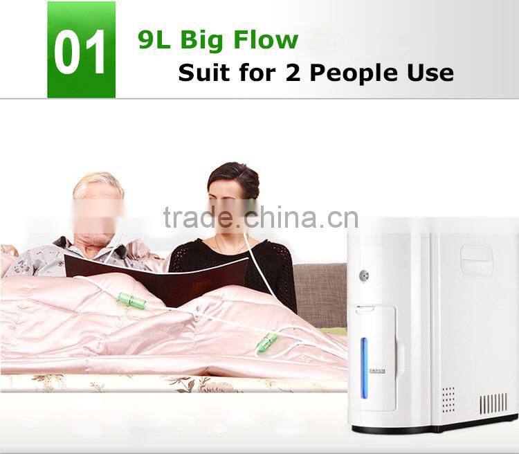 2L 3L 4L 6L 9L/Min 30%-95% Concentration Electric Portable Continuous Flow Oxygen Generator For Sale Direct Factory