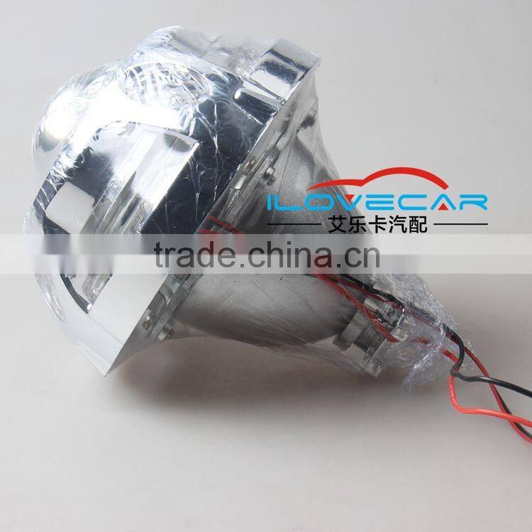 12 months warranty 3.0 inch metal holder projector len, bi-xenon projector len kit. shroud for hid/newest panamera type