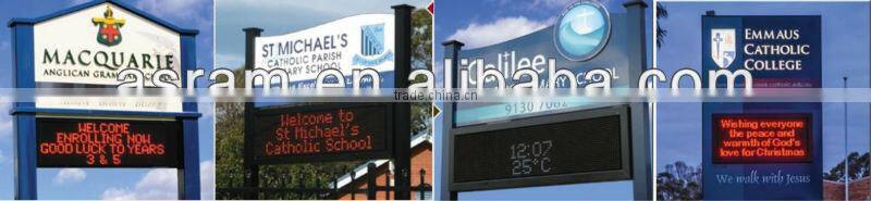 Mexico---programmable billboards screen signs Sports stadium perimeter LED P10mm display message board panel