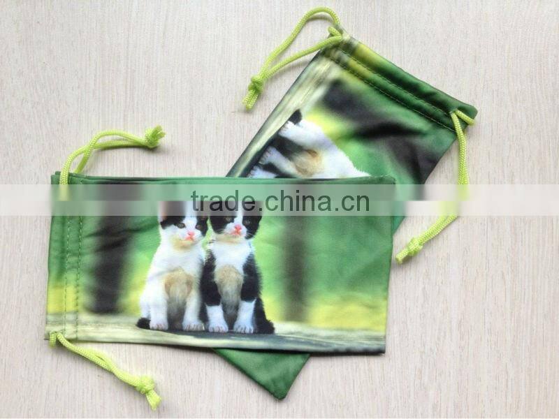 Fashion Design Personalized Microfiber Eyeglasses Bag