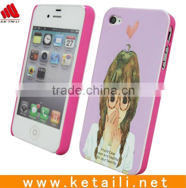 Best cute girl mobile phone back cover for iphone(BVpassed)