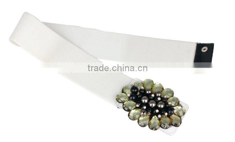 Top Quality Women Elastic Waistband With PU Ending SWF-W15062901