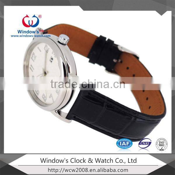 Japan movt quartz watch water resistant stainless steel watch case back