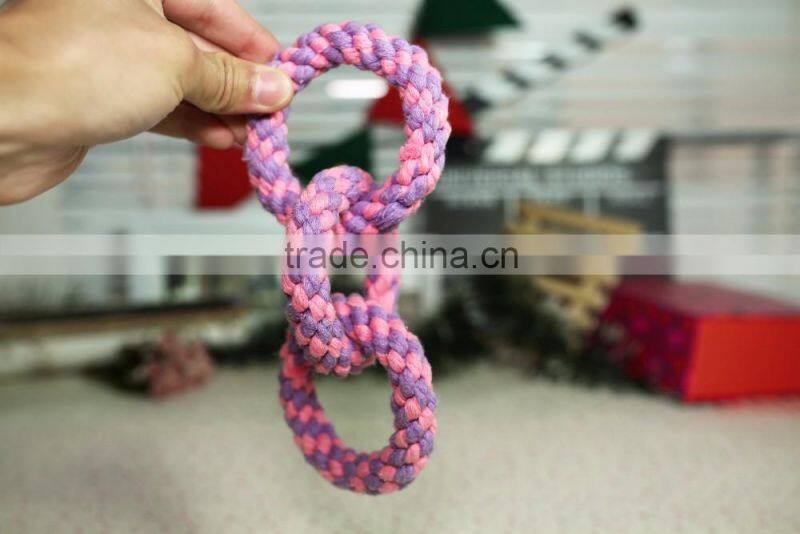 Three rings dog rope toy