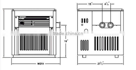 Cupro Nickel Heat Exchanger Millivolt Pool Heater