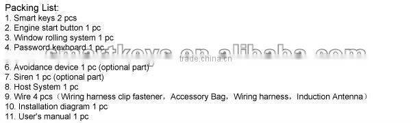 Keyless Entry System For Hyundai Sonata