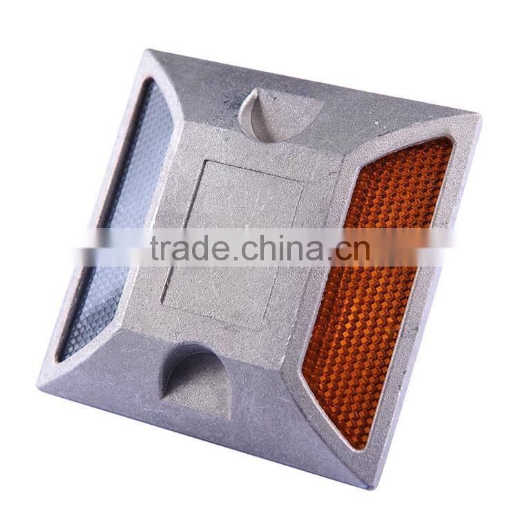Aluminum road safety sign solar road stud cat eye reflective road stud