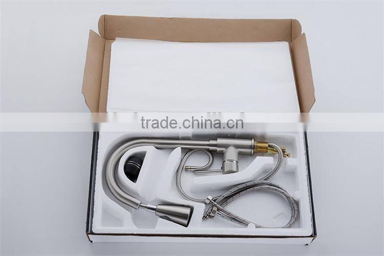 Professional manufacture Satin Nickel kitchen faucet