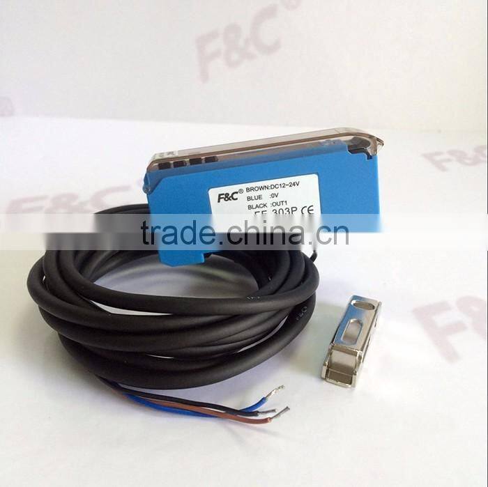 F&C most competitive price digital display fiber optic sensor amplifier