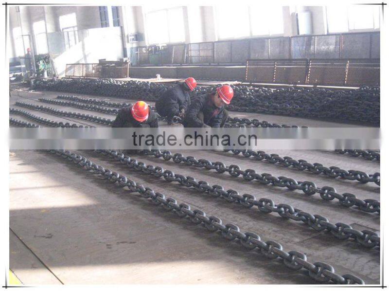 Welded Steel Black Stud Link Anchor Chain