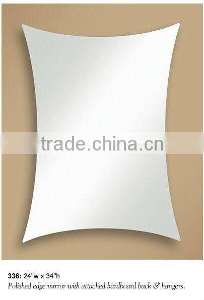 fancy design shape glass mirrors from China mirror factory