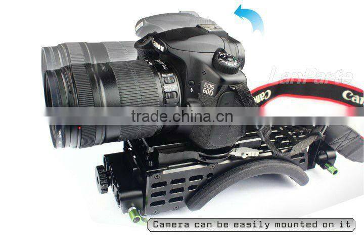 Lanparte 2 in 1 V-Mount Shoudler Support Mount VSM-01 for 5d3 5d2 gh2 gh2 a99