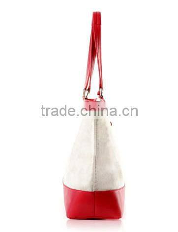 2016 eco friendly plain white cotton tote bag cotton canvas bag for shoping beach handbag