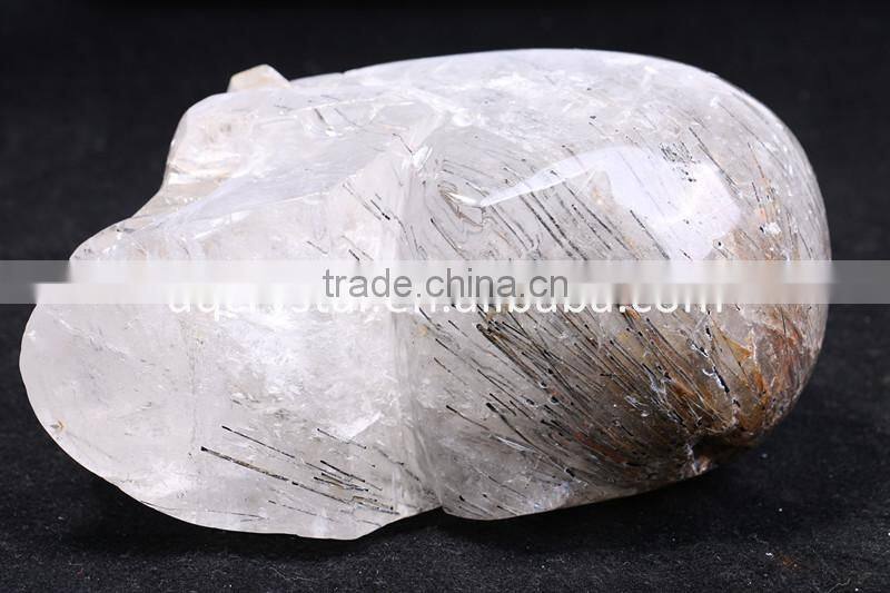 3.75 kg big tourmaline skull crystal skull for sale