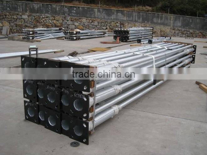 price lighting pole tapered aluminum tube hot dip galvanized bolt garden lamp post