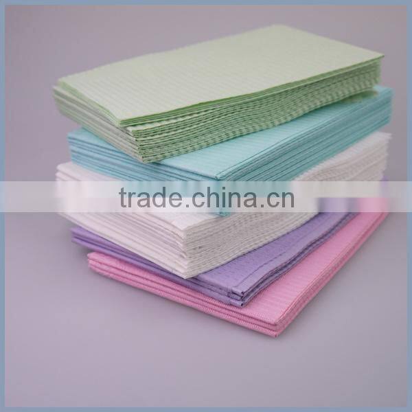 Disposable colorful dental bibs dental pads