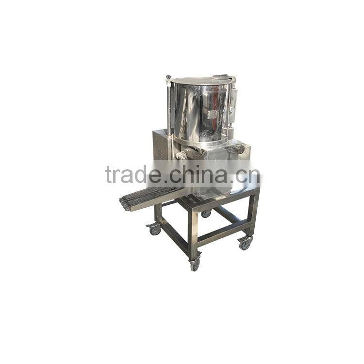 Chicken nuggets making and frying machine
