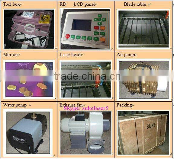 laser cut wood die making machine 9060