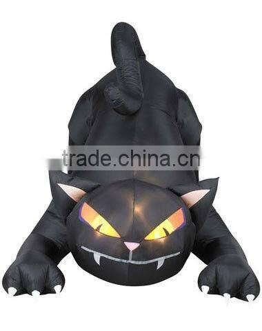 Inflatable Black Cat For Halloween Decoration