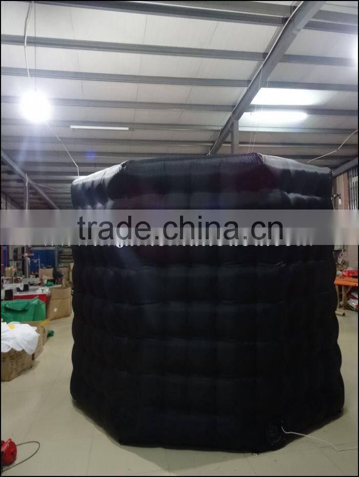 Events Decoration Led Inflatable Photo Booth with Two Door for Sale