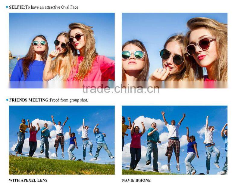 For iPhone 6 active lens NO distortion 18mm clip ultra wide angle lens for iPhone 6 6s /6 6s Plus