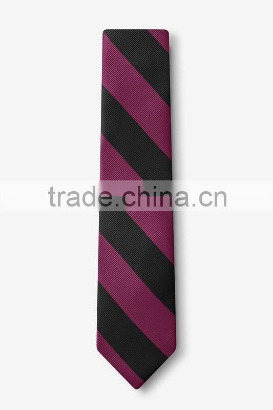 2016 popular custom made checked mens silk tie woven