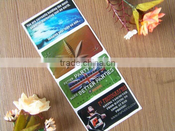 Environmental clear epoxy resin sticker